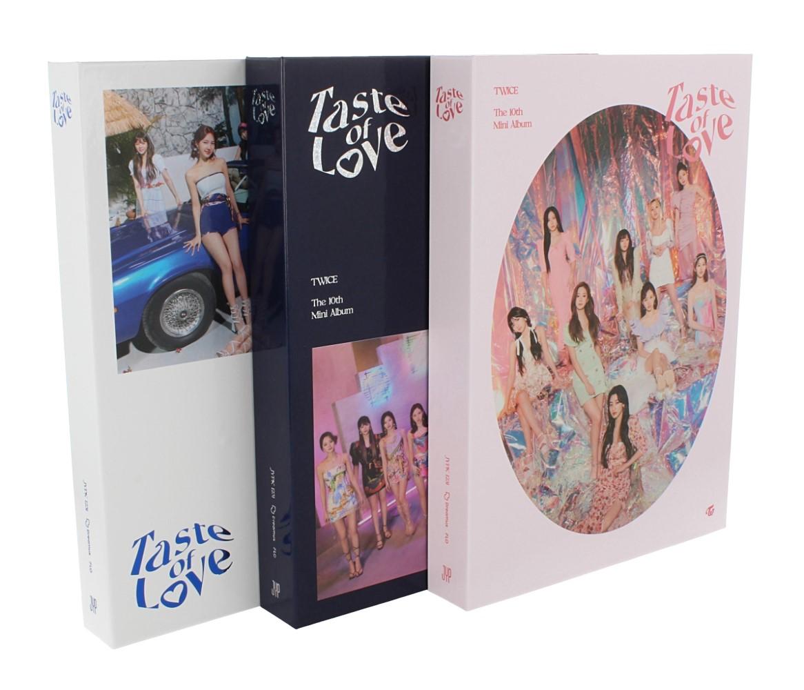 Twice - 10th  Mini album  (Taste of love). Random version.